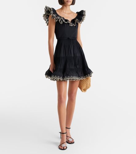 Zimmermann Robe brodée à volants - Zimmermann - Modalova