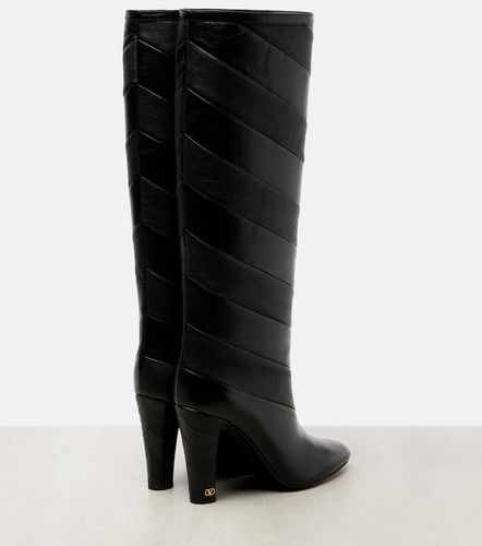 Bottes Rayons 100 en cuir - Valentino Garavani - Modalova