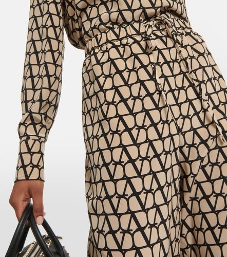 Pantalon ample Toile Iconographe en soie - Valentino - Modalova