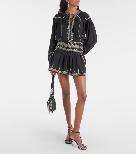 Mini-jupe Picadilia en coton brodée - Marant Etoile - Modalova