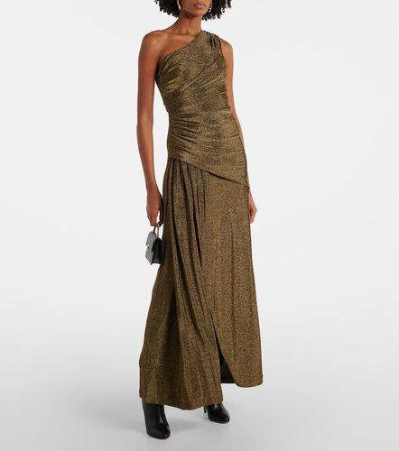 Robe longue asymétrique Rafael en lamé - Diane von Furstenberg - Modalova