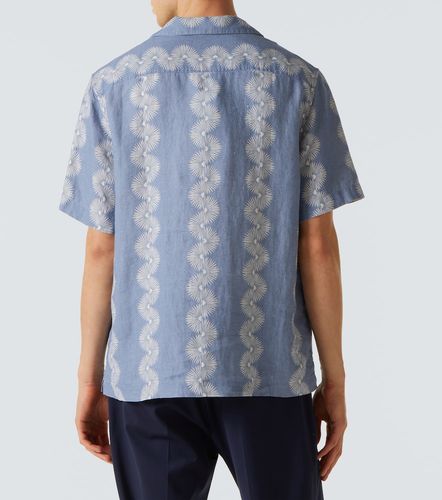 Chemise de bowling Roberto en lin à imprimé - Frescobol Carioca - Modalova