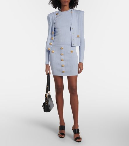 Balmain Mini-jupe en maille - Balmain - Modalova