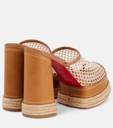 Mules Almeja à plateau - Christian Louboutin - Modalova