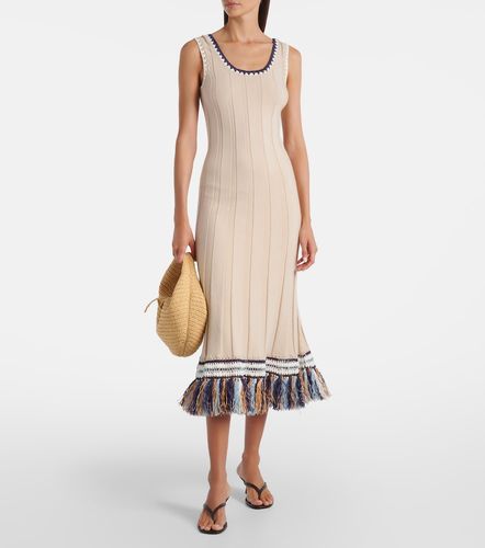 Robe midi Julianna en coton et cachemire - Simkhai - Modalova