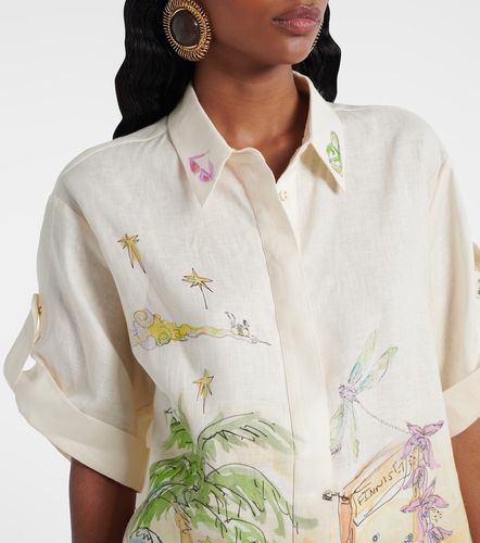 Alémais Chemise Anouk imprimée en lin - Alemais - Modalova