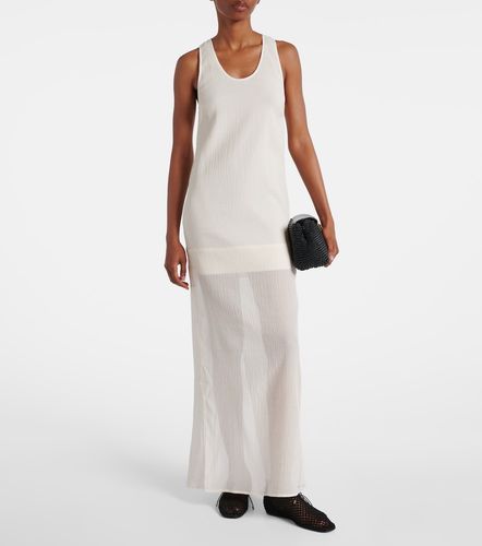 Toteme Robe longue en coton et soie - Toteme - Modalova