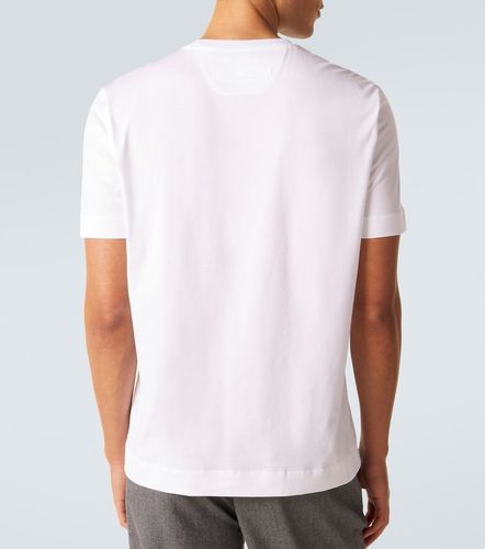 Zegna T-shirt en coton à logo - Zegna - Modalova
