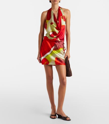 Robe Liora en soie mélangée à imprimé - Staud - Modalova