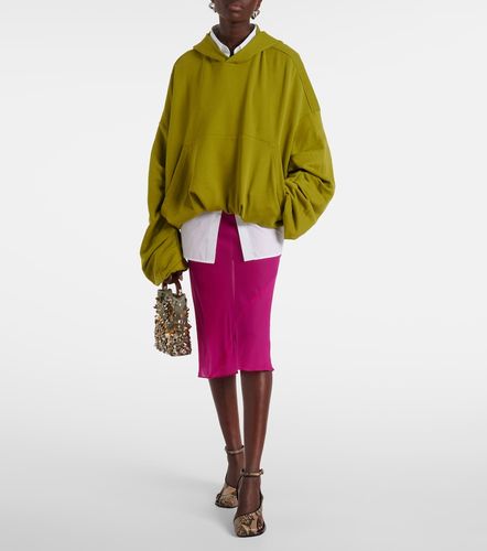 Jupe midi en soie mélangée - Dries Van Noten - Modalova