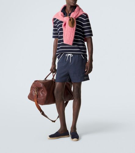 Polo rayé en coton - Ralph Lauren Purple Label - Modalova