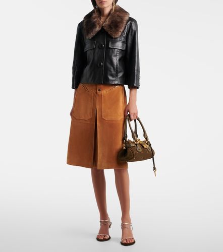 Chloé Jupe midi en daim - Chloe - Modalova