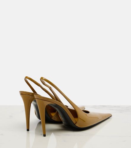 Escarpins slingback Guermantes en cuir verni - Saint Laurent - Modalova