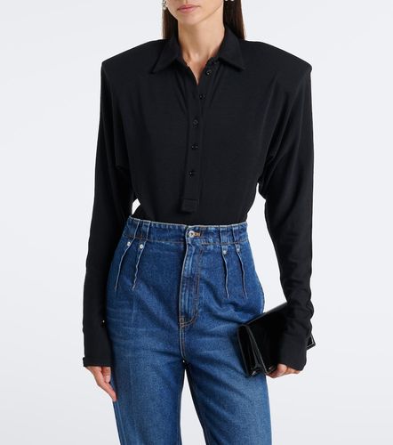 Mugler Polo en laine mélangée - Mugler - Modalova