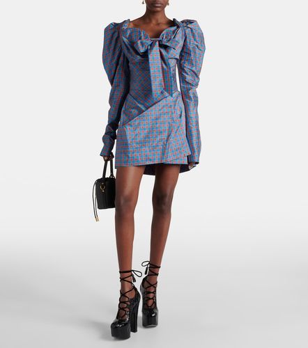 Robe à carreaux avec nœud - Vivienne Westwood - Modalova