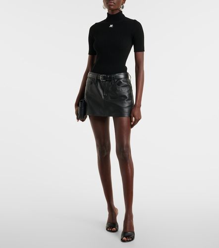 Courrèges Top Reedition en maille côtelée - Courreges - Modalova