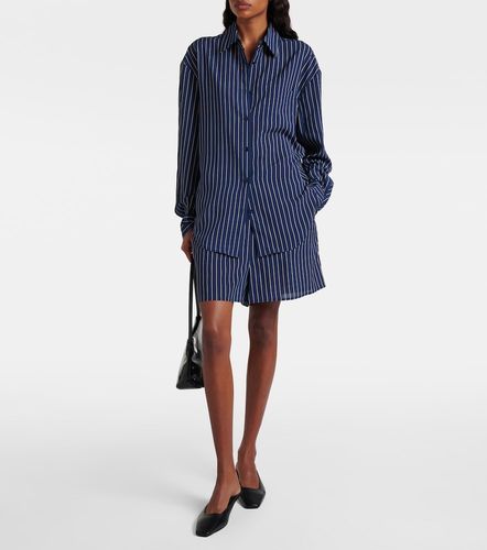 Chemise Lui rayée en soie - The Frankie Shop - Modalova