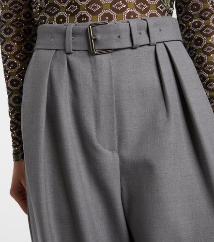Pantalon ample en laine mélangée - Dries Van Noten - Modalova