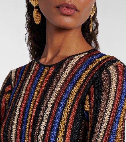 Robe longue Albie rayée en lamé - Ulla Johnson - Modalova