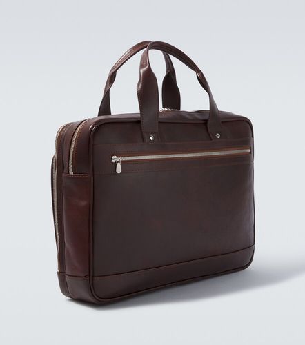 Porte-documents en cuir - Brunello Cucinelli - Modalova