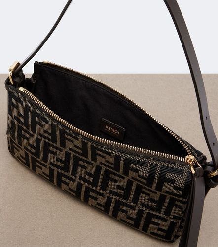 Sac porté épaule Zip Top Small en toile FF - Fendi - Modalova