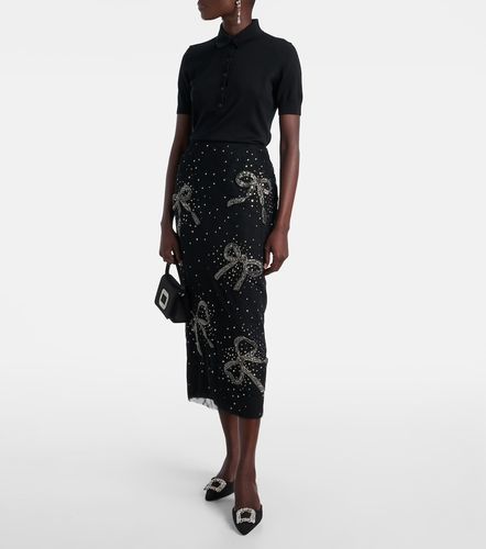 Polo en soie et coton mélangés - Carolina Herrera - Modalova