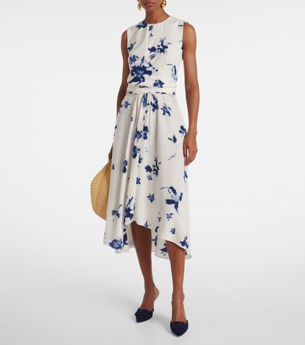 Robe portefeuille Penny en soie à fleurs - Altuzarra - Modalova