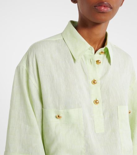 Valentino Polo oversize en lin - Valentino - Modalova