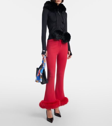Pantalon capri à taille basse en coton - Balenciaga - Modalova