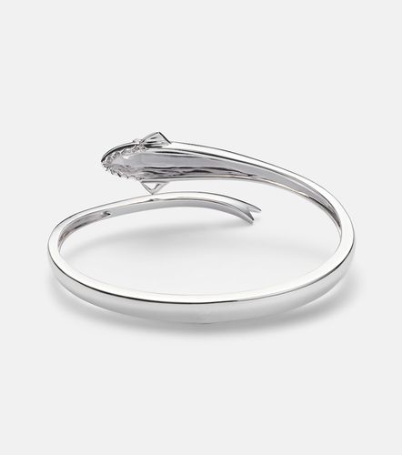 Yvonne Léon Bracelet Requin en or blanc 9 ct et diamants - Yvonne Leon - Modalova