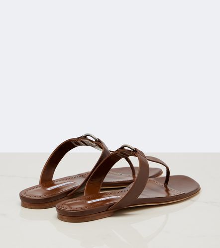 Sandales Mionasan en cuir - Manolo Blahnik - Modalova