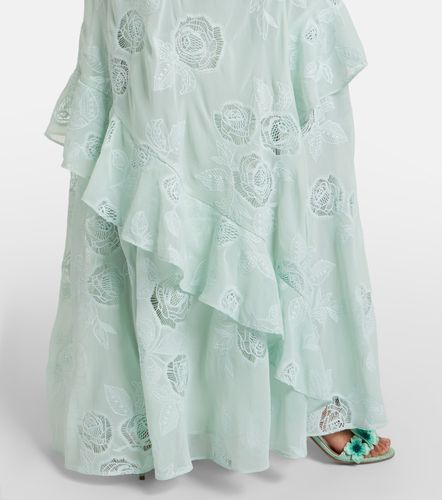 Robe longue à broderie anglaise - Self-Portrait - Modalova