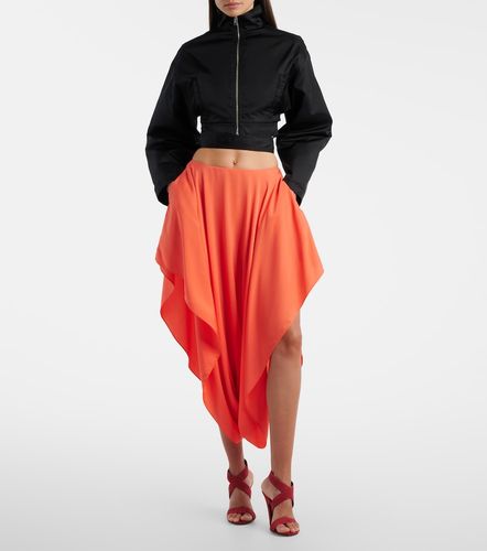 Alaïa Jupe midi Peek en cady - Alaia - Modalova