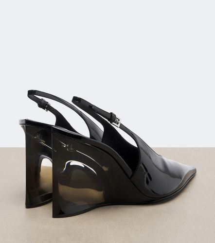 Alaïa Escarpins compensés slingback Invisible en cuir - Alaia - Modalova