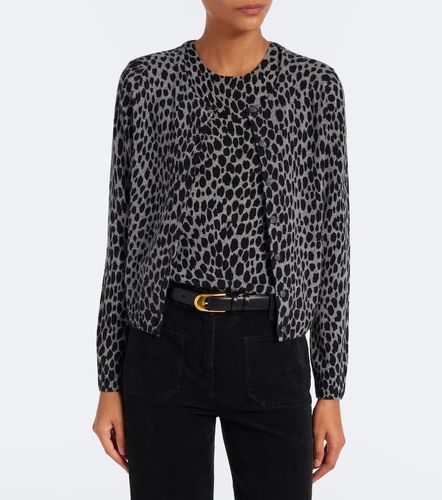 Cardigan Keelah en cachemire à motif léopard - Nili Lotan - Modalova