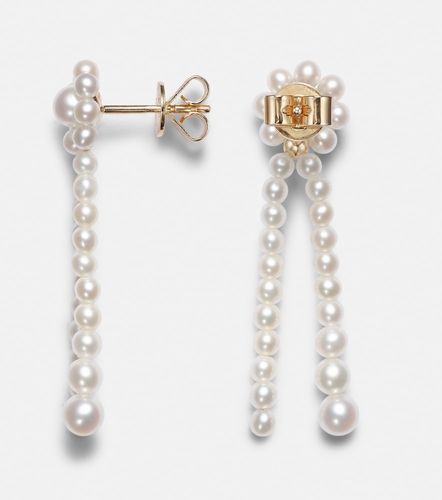 Boucles d’oreilles Walk de Fleur en or 14 ct et perles d’eau douce - Sophie Bille Brahe - Modalova