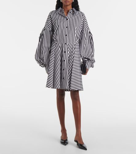 Robe midi rayée en coton - Nina Ricci - Modalova
