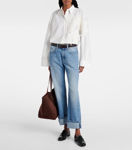 Jean droit à taille basse - Brunello Cucinelli - Modalova