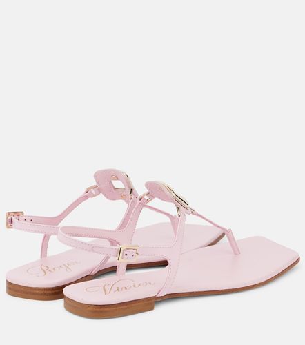 Tongs Viv' By The Sea en cuir - Roger Vivier - Modalova