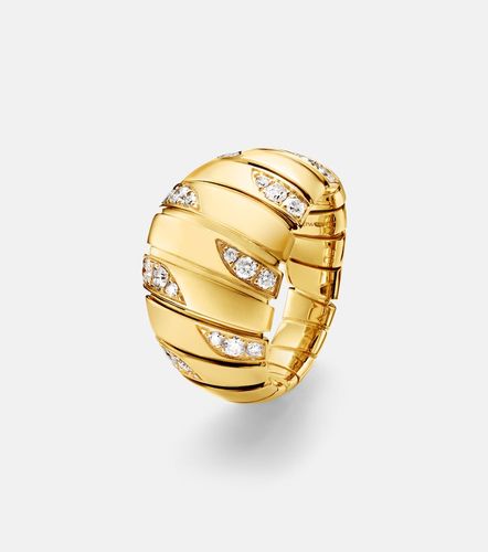 Bague Tubogas en or 18 ct et diamants - Bvlgari - Modalova