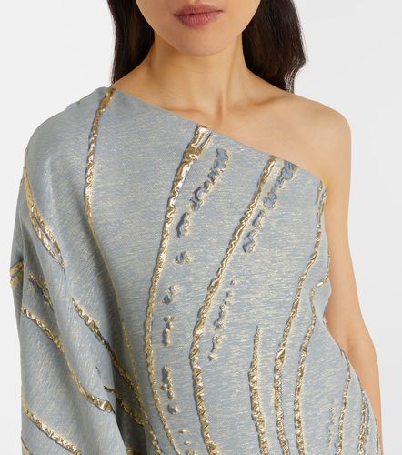 Robe longue Cannes asymétrique en lamé - Taller Marmo - Modalova