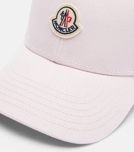 Casquette en gabardine de coton à logo - Moncler - Modalova