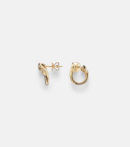 Boucles d'oreilles Shooting Star en or 14 ct (585/1000) et diamants - Roxanne First - Modalova