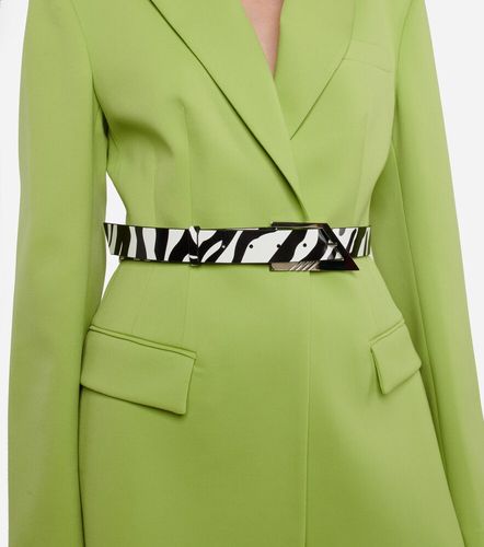 Ceinture en cuir imprimée - The Attico - Modalova