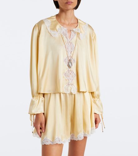 Chloé Blouse en soie et dentelle - Chloe - Modalova