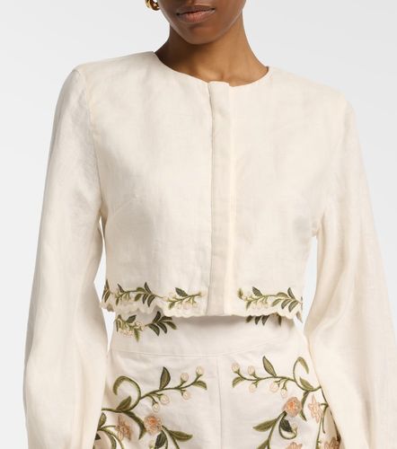 Blouse Cumbre en lin à broderie - Agua by Agua Bendita - Modalova