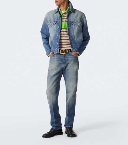 Versace Jean straight distressed - Versace - Modalova