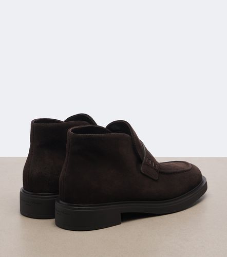 Bottines Brogue en daim - Gianvito Rossi - Modalova