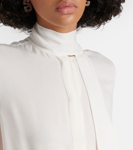 Blouse en soie à col noué - Valentino - Modalova