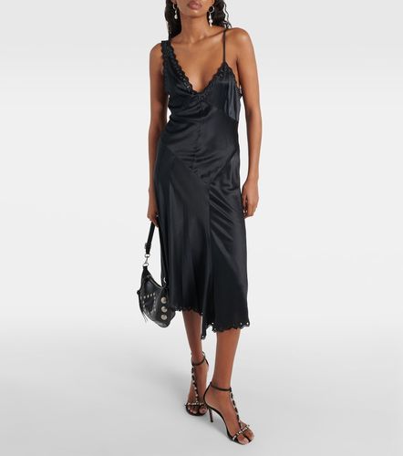 Robe Ayrich en soie brodée - Isabel Marant - Modalova